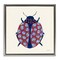 Stupell Industries Rose Blooming Beetle Floater Framed Canvas Wall Art Design by Yvette St. Amant